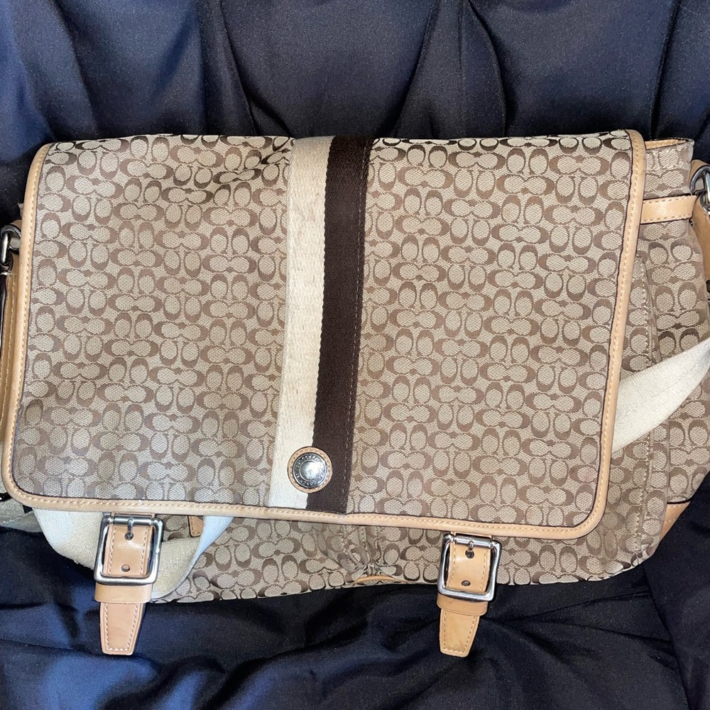 Coach messenger Bag.  In good condition, used for my baby 10yrs ago. looks great